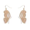Erstwilder Butterfly Textured Resin Drop Earrings - White^ Essential Earrings