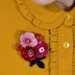 Erstwilder Call Me The Wild Rose Brooch^ Brooches