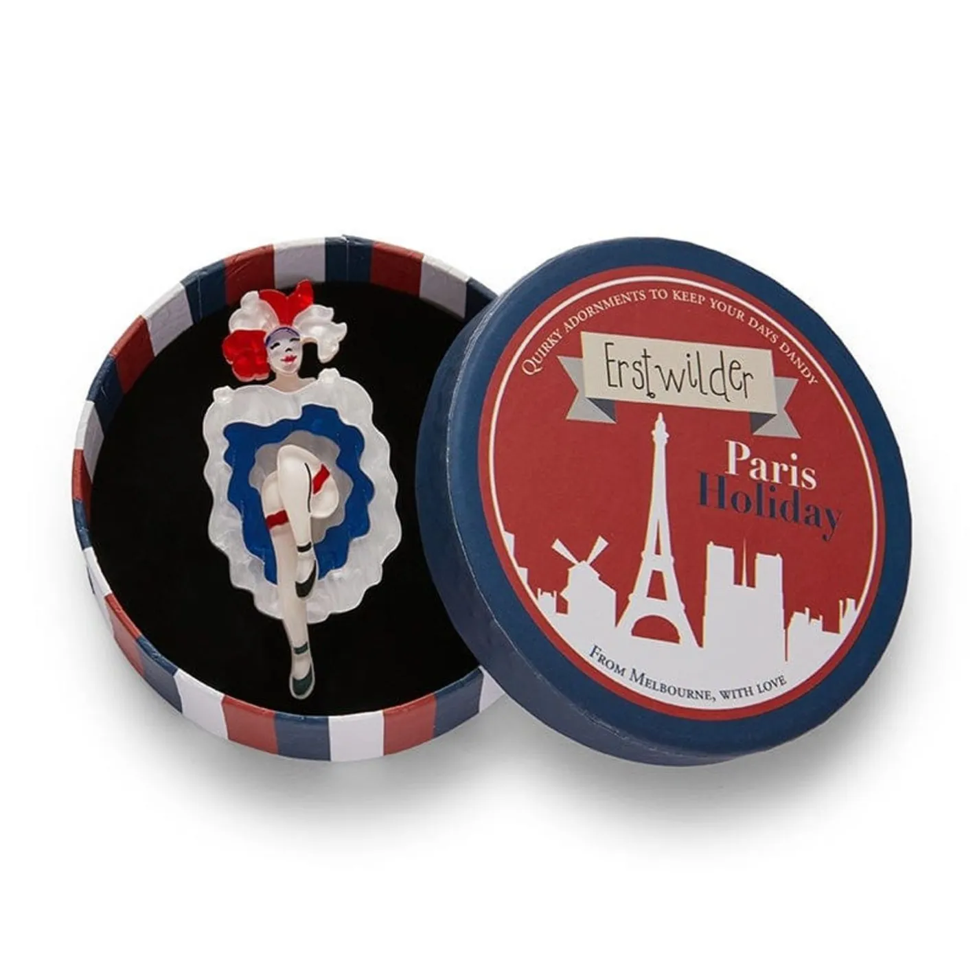 Erstwilder Can-Can Dancer Brooch^ Brooches