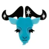 Erstwilder Capricorn The Controlled Brooch^ Brooches
