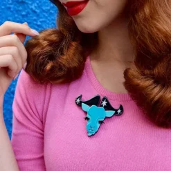 Erstwilder Capricorn The Controlled Brooch^ Brooches