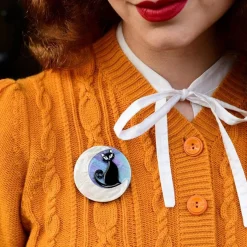 Erstwilder Cara The Halloween Kitty Mini Brooch^ Brooches