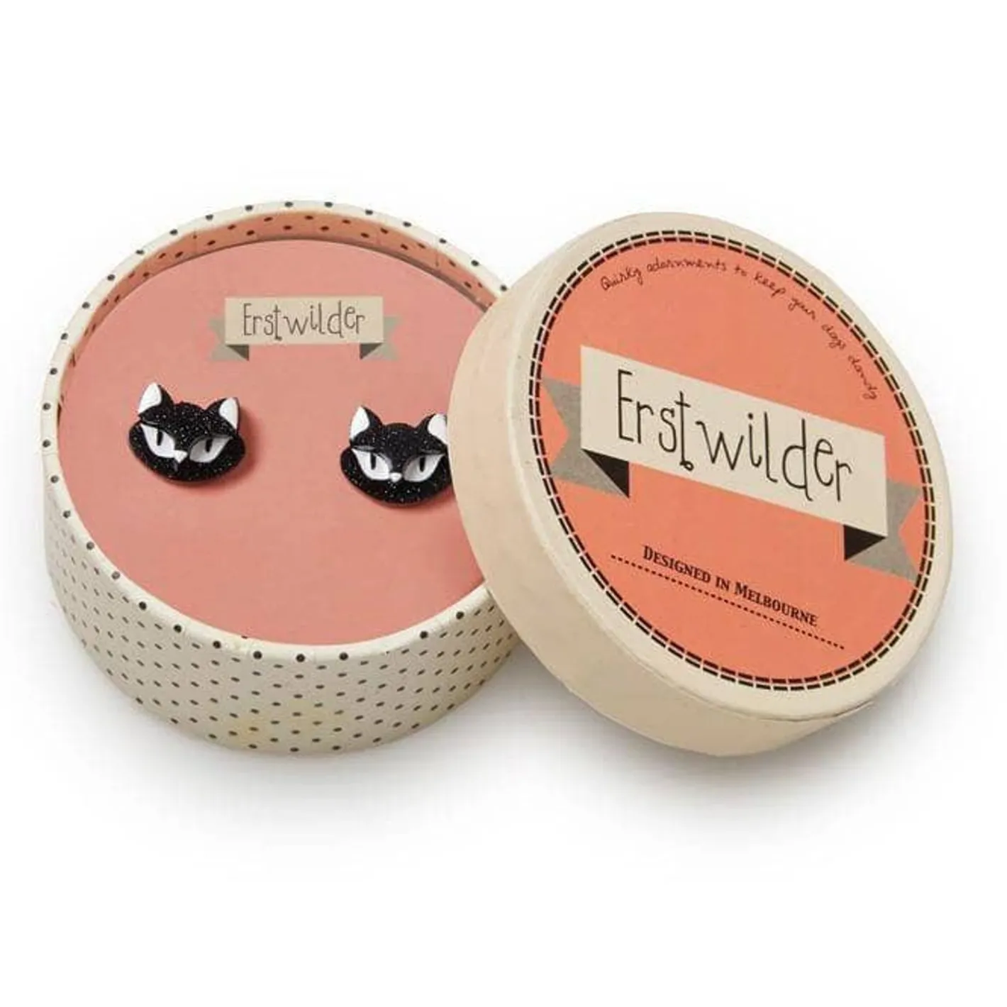 Erstwilder Carla Cat Earrings^ Earrings