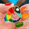 Erstwilder Carmel'S Colourful Chameleon Enamel Pin^ Enamel Pins