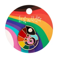 Erstwilder Carmel'S Colourful Chameleon Enamel Pin^ Enamel Pins