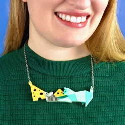 Erstwilder Cat And Mouse Necklace^ Necklaces