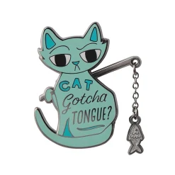 Erstwilder Cat Got Your Tongue Enamel Pin^ Enamel Pins