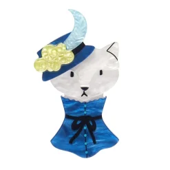 Erstwilder Cat In A Hat Brooch^ Brooches