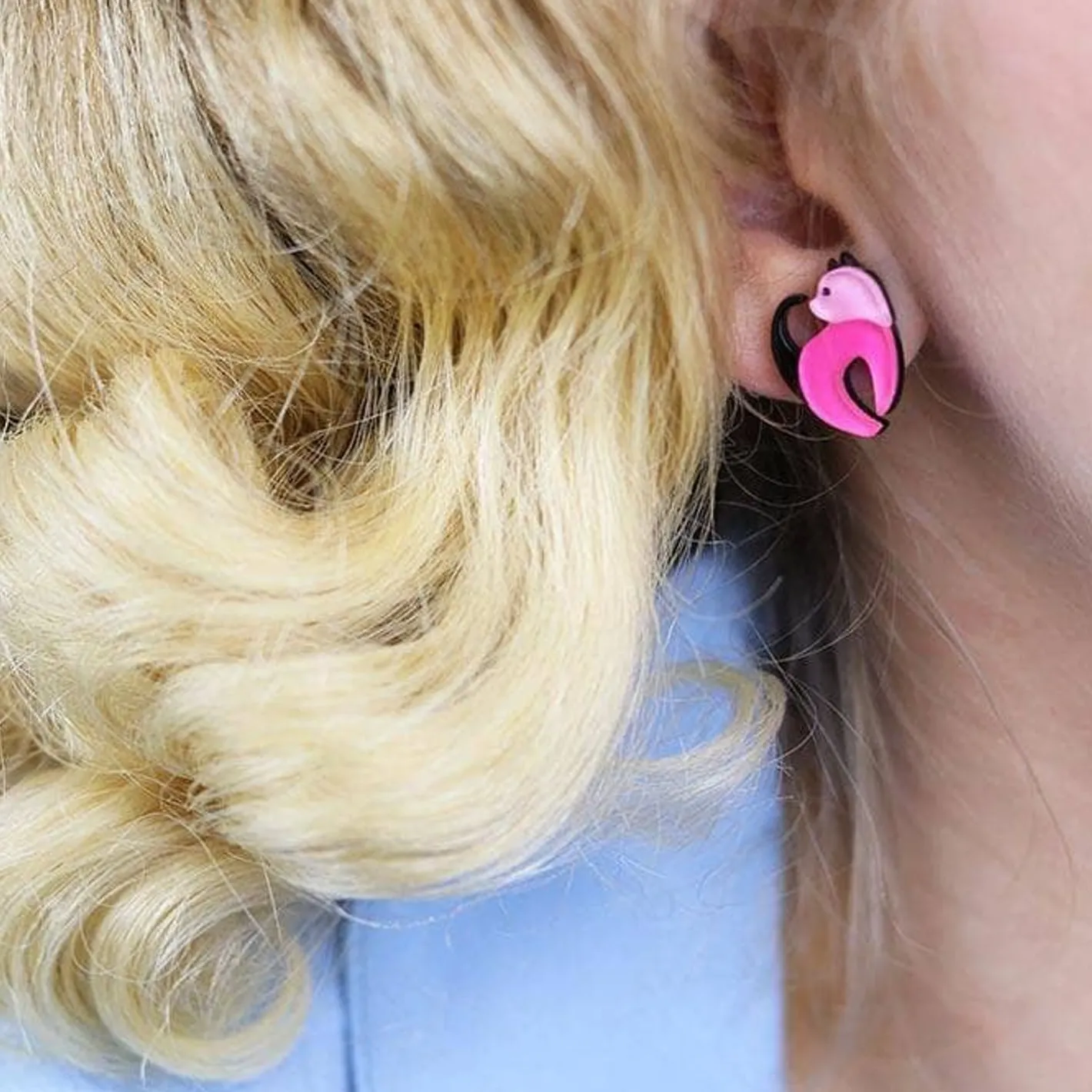 Erstwilder Cat Walk Stud Cat Earrings^ Earrings
