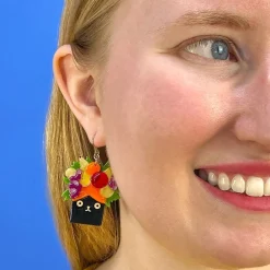 Erstwilder Catmen Miranda Drop Earrings^ Earrings