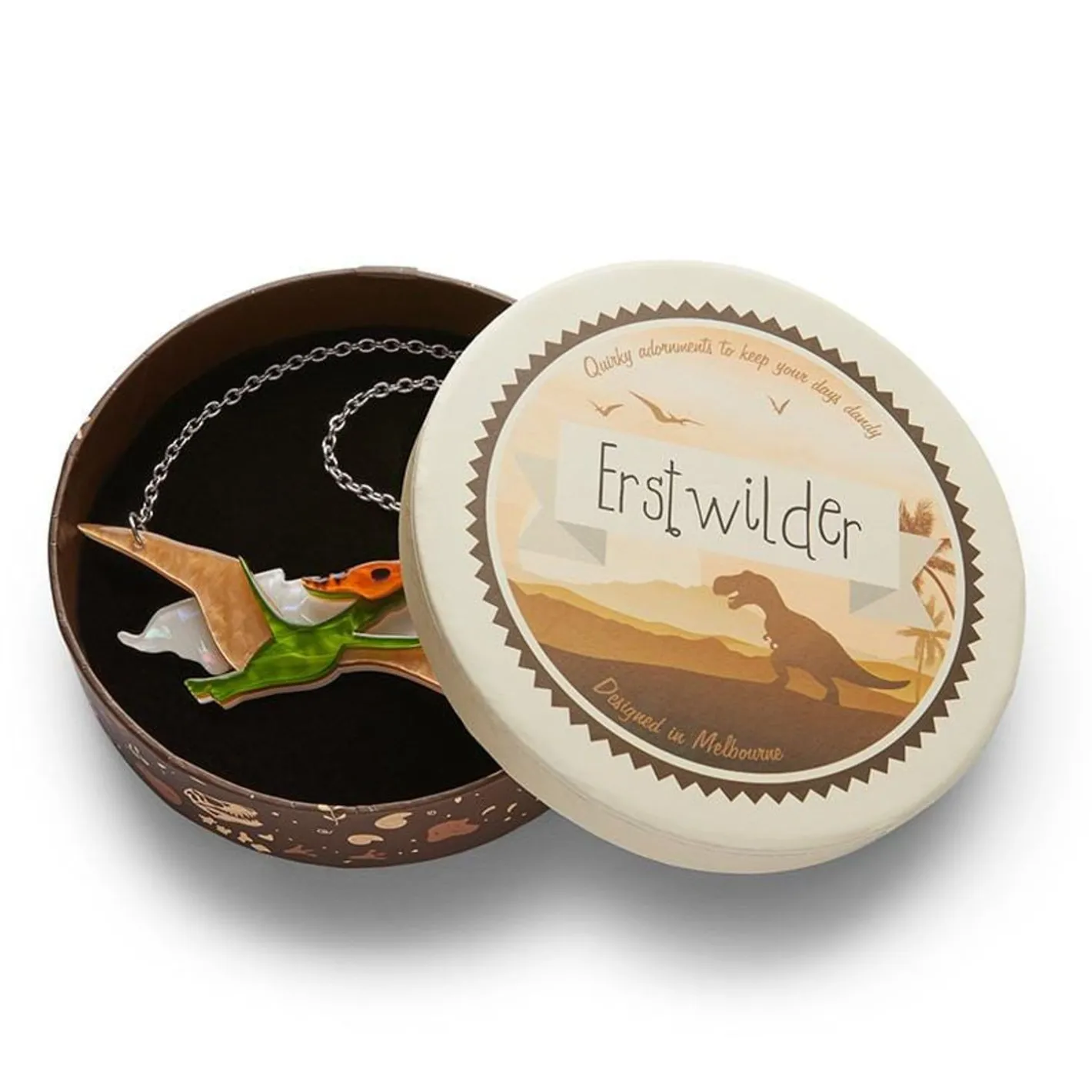 Erstwilder Celine The Pterodactyl Necklace^ Necklaces