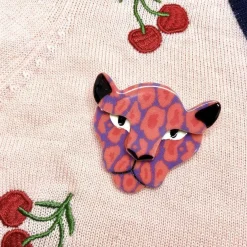 Erstwilder Chasing Sheeba Cheetah Brooch^ Brooches