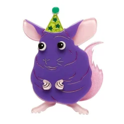 Erstwilder Chaz The Chinchilla Brooch^ Brooches