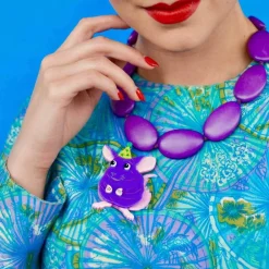 Erstwilder Chaz The Chinchilla Brooch^ Brooches