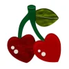 Erstwilder Cherry Kiss Brooch^ Brooches