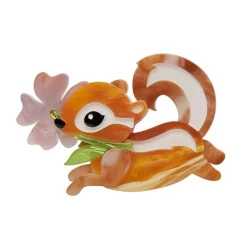 Erstwilder Chocolate The Chipmunk Brooch^ Brooches