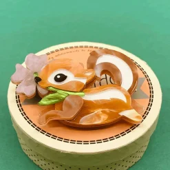 Erstwilder Chocolate The Chipmunk Brooch^ Brooches