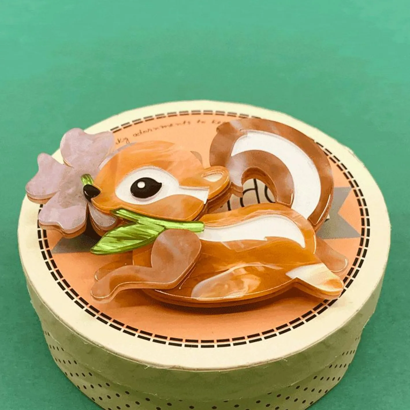 Erstwilder Chocolate The Chipmunk Brooch^ Brooches