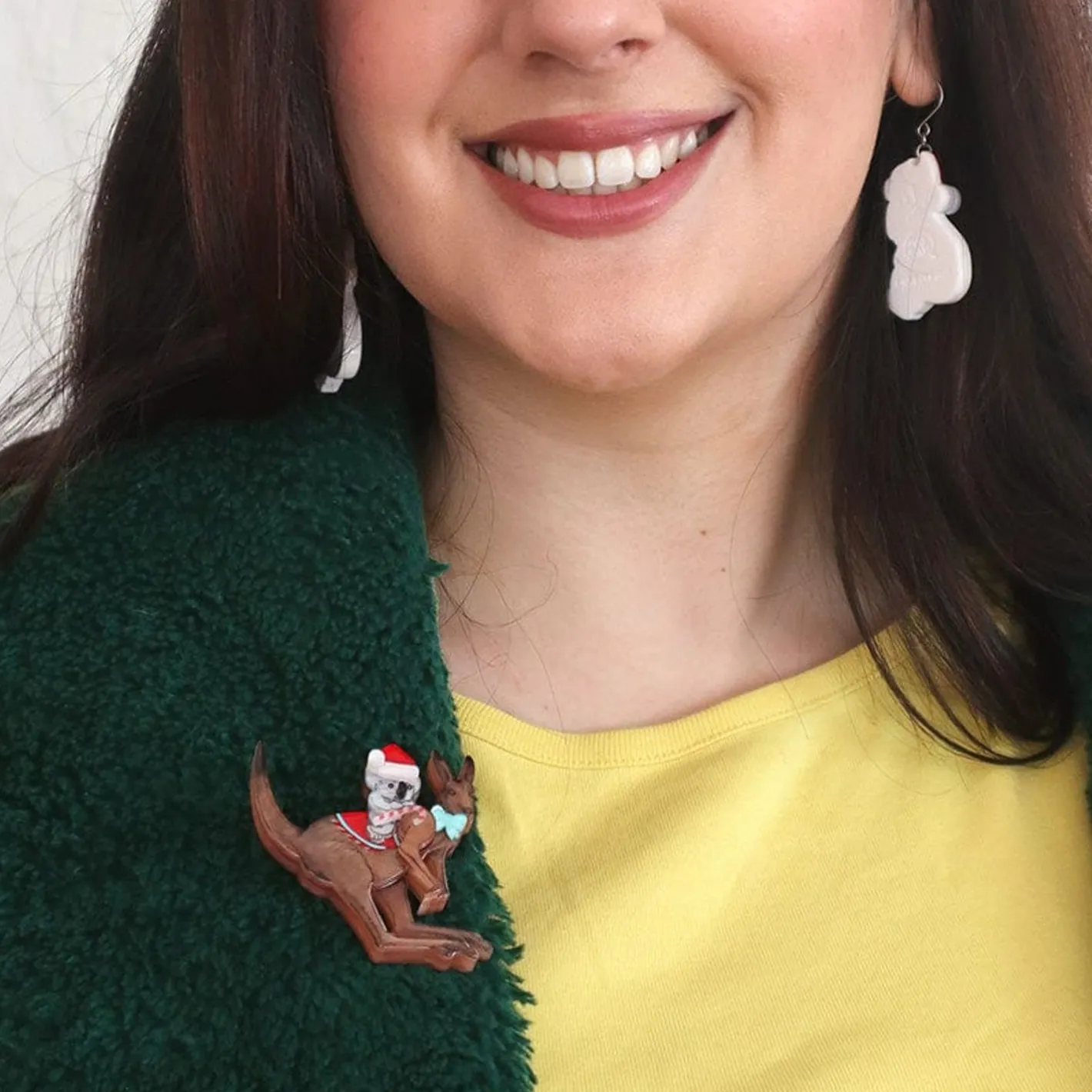Erstwilder Christmas Bounce Brooch^ Brooches
