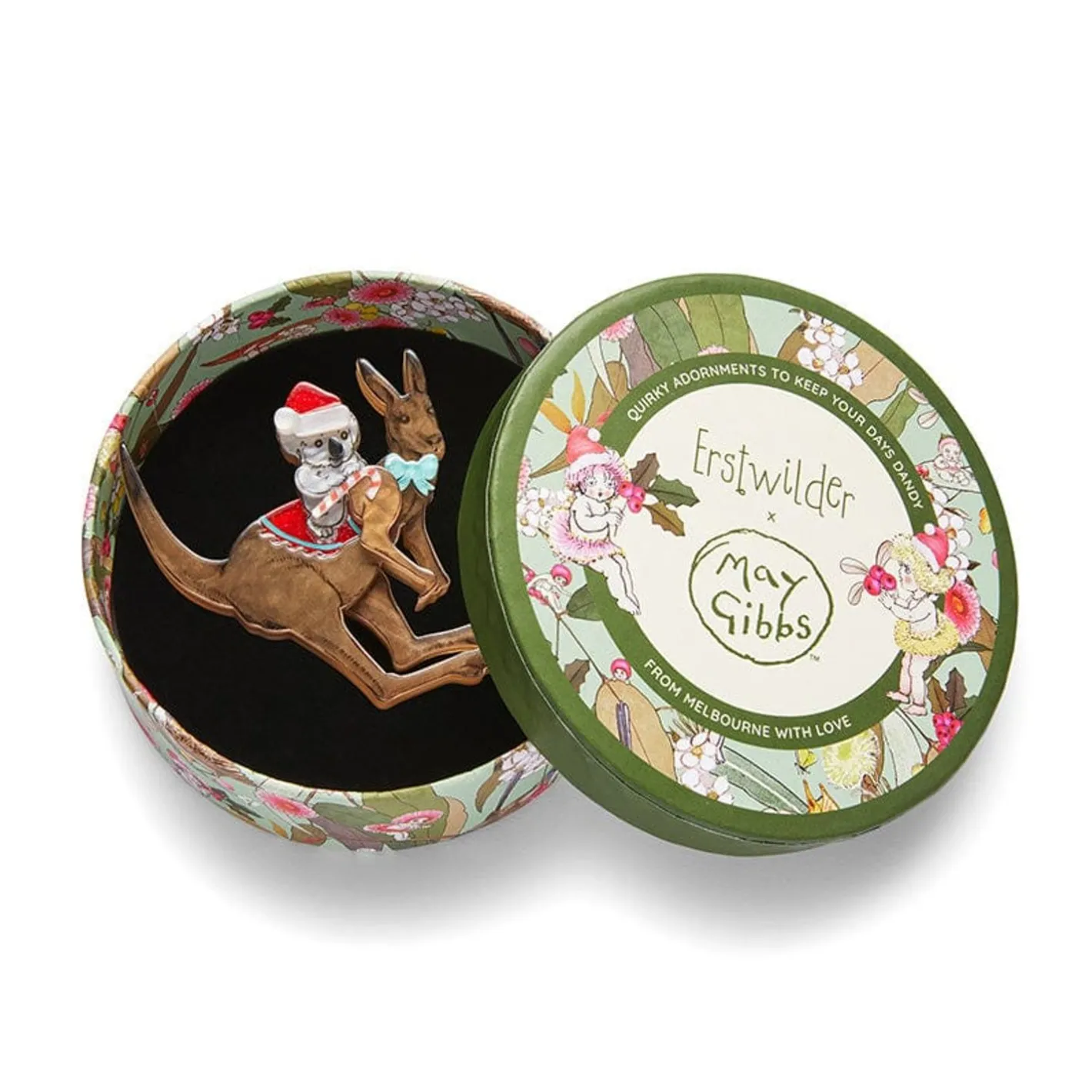 Erstwilder Christmas Bounce Brooch^ Brooches