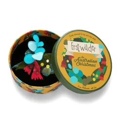 Erstwilder Christmas Holly-Days Brooch^ Brooches