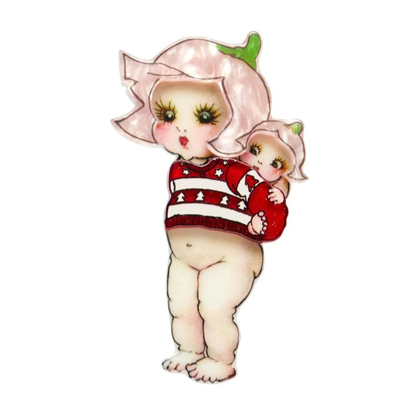 Erstwilder Christmas Sweater Petal Brooch^ Brooches