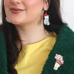 Erstwilder Christmas Sweater Petal Brooch^ Brooches
