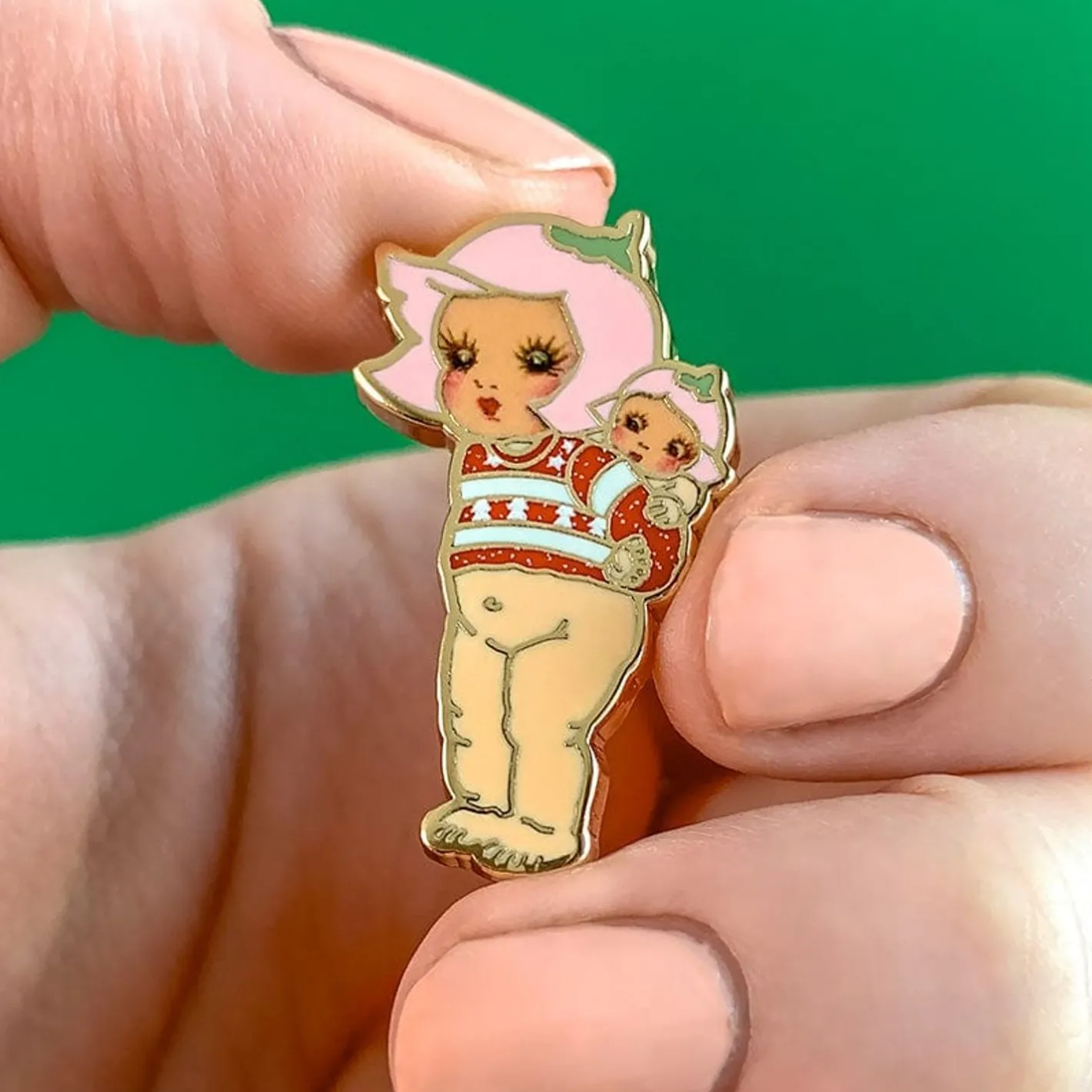 Erstwilder Christmas Sweater Petal Enamel Pin^ Enamel Pins