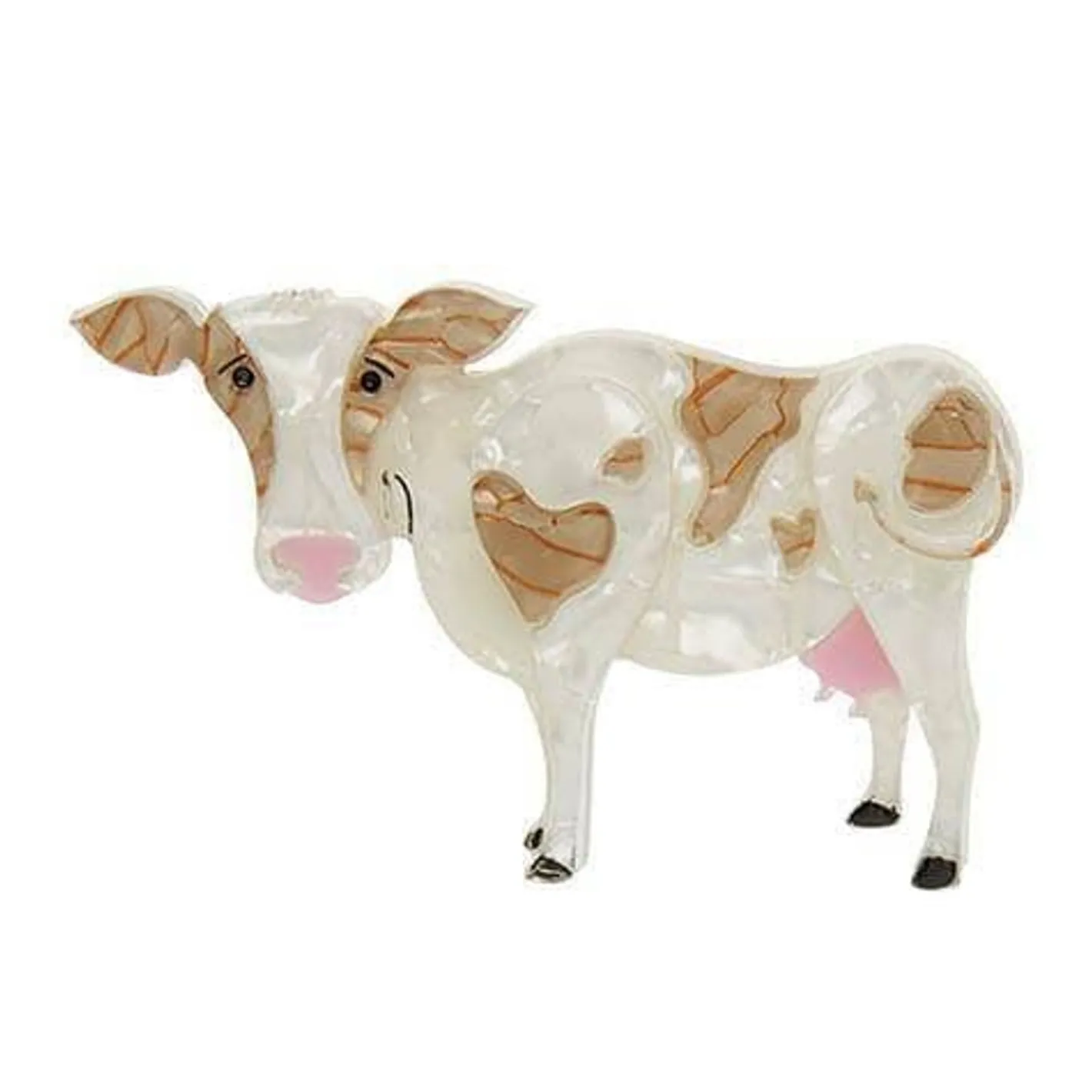 Erstwilder Clara-Bell Cow Brooch^ Brooches
