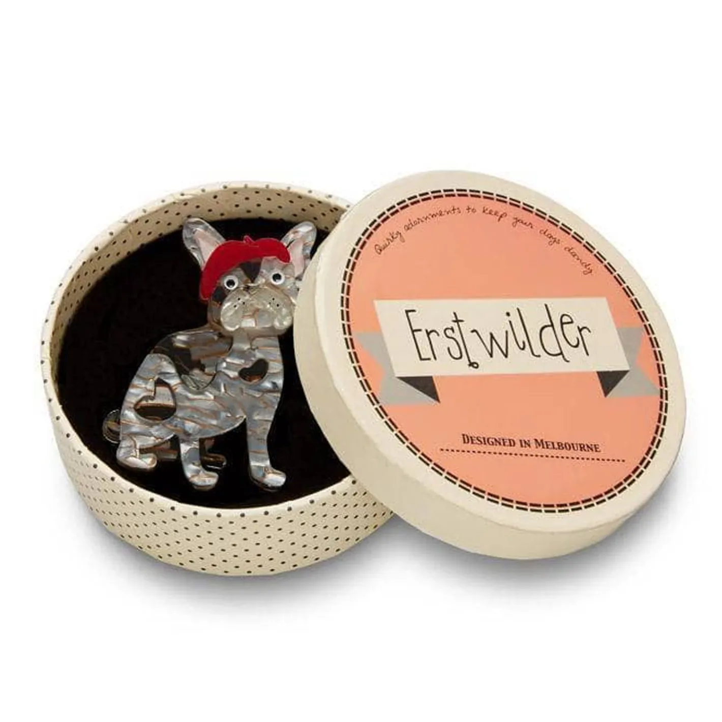 Erstwilder Claude The Chic Dog Brooch^ Brooches