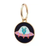 Erstwilder Close Encounter Enamel Pet Charm^ Enamel Key Rings