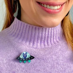 Erstwilder Close Encounter Mini Brooch^ Brooches