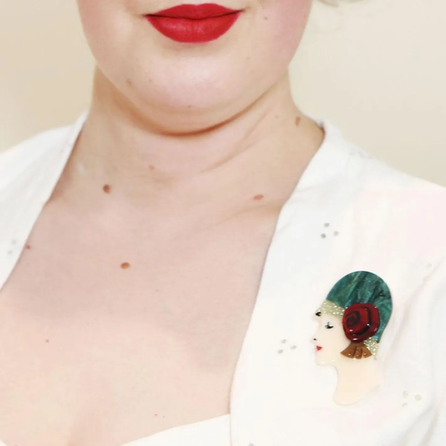 Erstwilder Clouche Couture Brooch^ Brooches