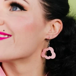 Erstwilder Cloud Glitter Resin Drop Earrings - Pink^ Essential Earrings