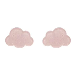 Erstwilder Cloud Glitter Resin Stud Earrings - Pink^ Essential Earrings