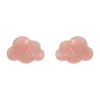 Erstwilder Cloud Solid Glitter Resin Stud Earrings - Pink^ Essential Earrings