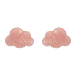 Erstwilder Cloud Solid Glitter Resin Stud Earrings - Pink^ Essential Earrings