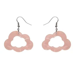 Erstwilder Cloud Solid Glitter Resin Drop Earrings - Pink^ Essential Earrings