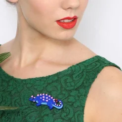 Erstwilder Club Life Dinosaur Brooch^ Brooches