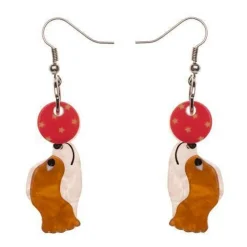 Erstwilder Coco The Clever Cavalier Earrings^ Earrings