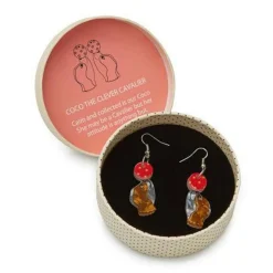 Erstwilder Coco The Clever Cavalier Earrings^ Earrings