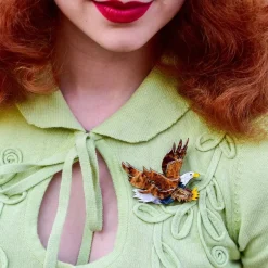 Erstwilder Comeback Kid Eagle Brooch^ Brooches