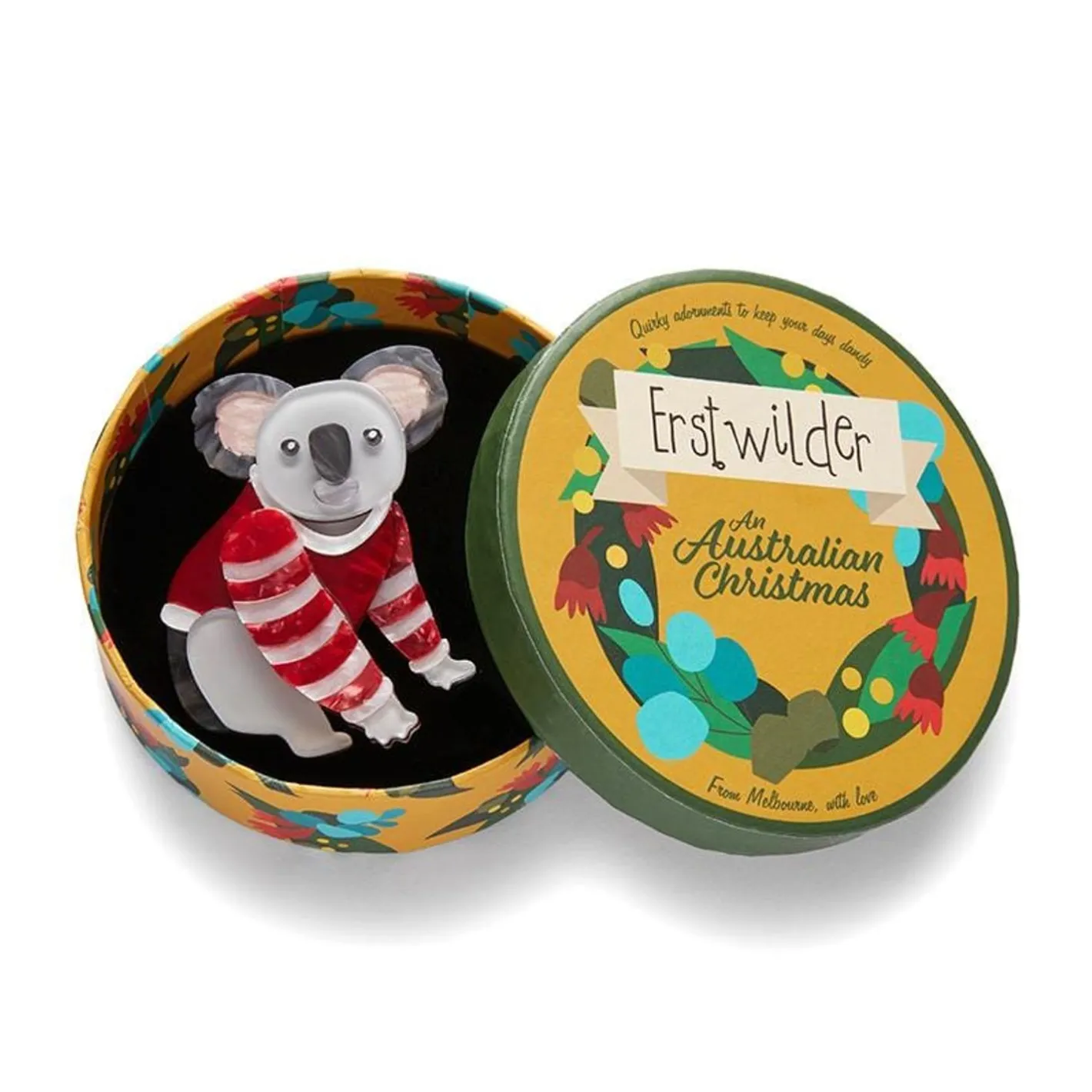 Erstwilder Comfy Christmas Koala Brooch^ Brooches