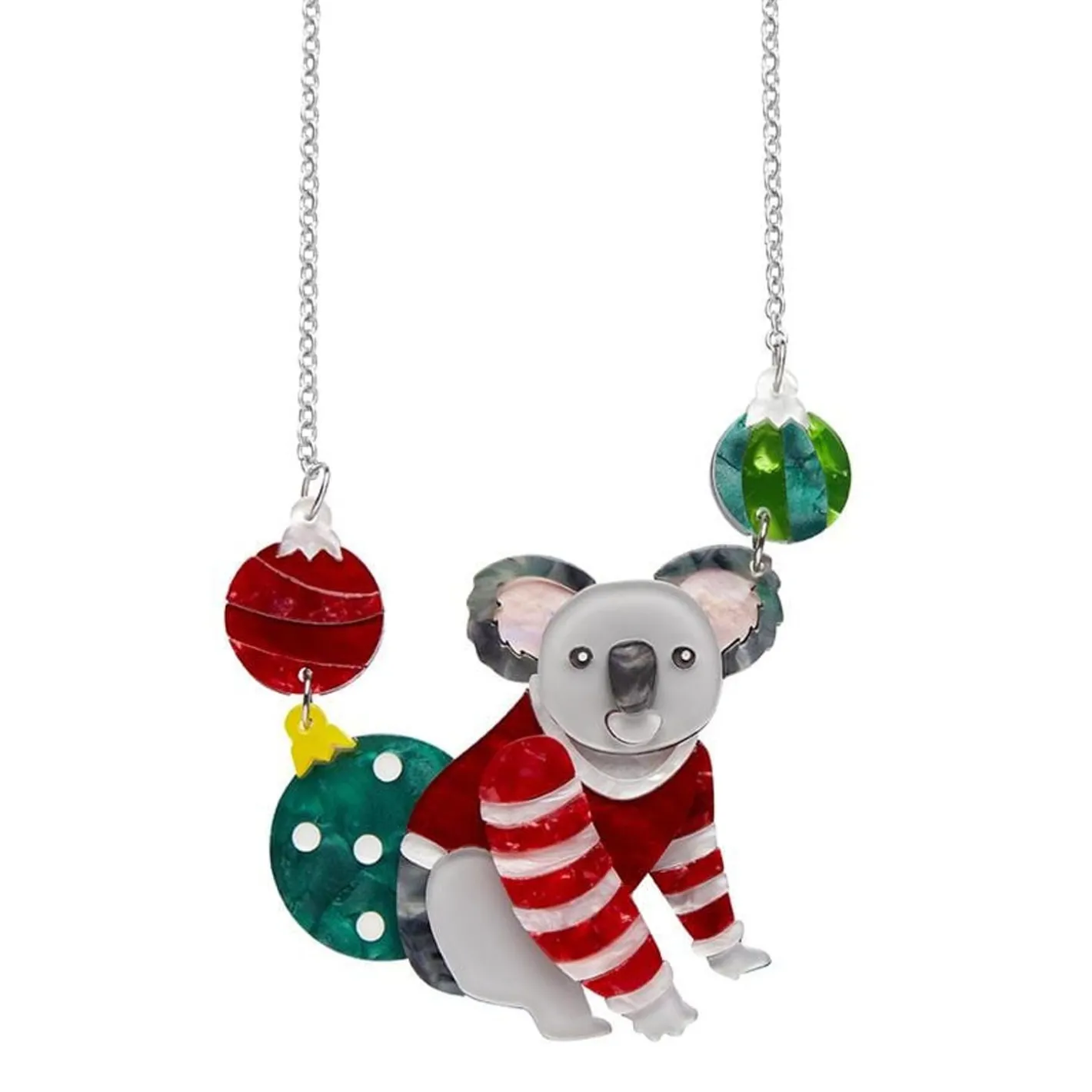 Erstwilder Comfy Christmas Koala Necklace^ Necklaces