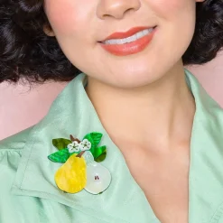 Erstwilder Compare The Pear Brooch^ Brooches