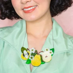 Erstwilder Compare The Pear Statement Necklace^ Necklaces
