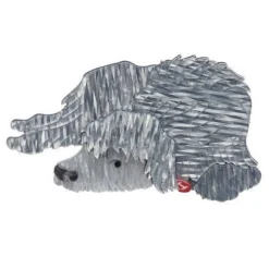 Erstwilder Conan The Content Dog Brooch^ Brooches