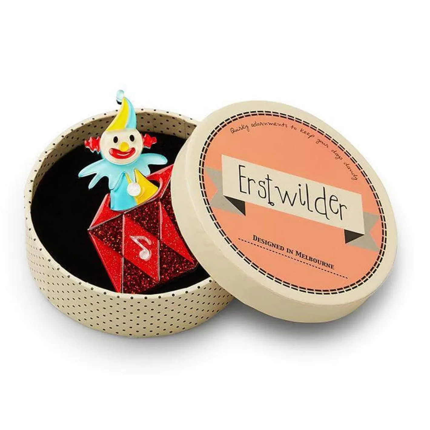 Erstwilder Cranky Jack Toy Brooch^ Brooches