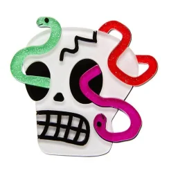 Erstwilder Creepy Cranium Brooch^ Brooches