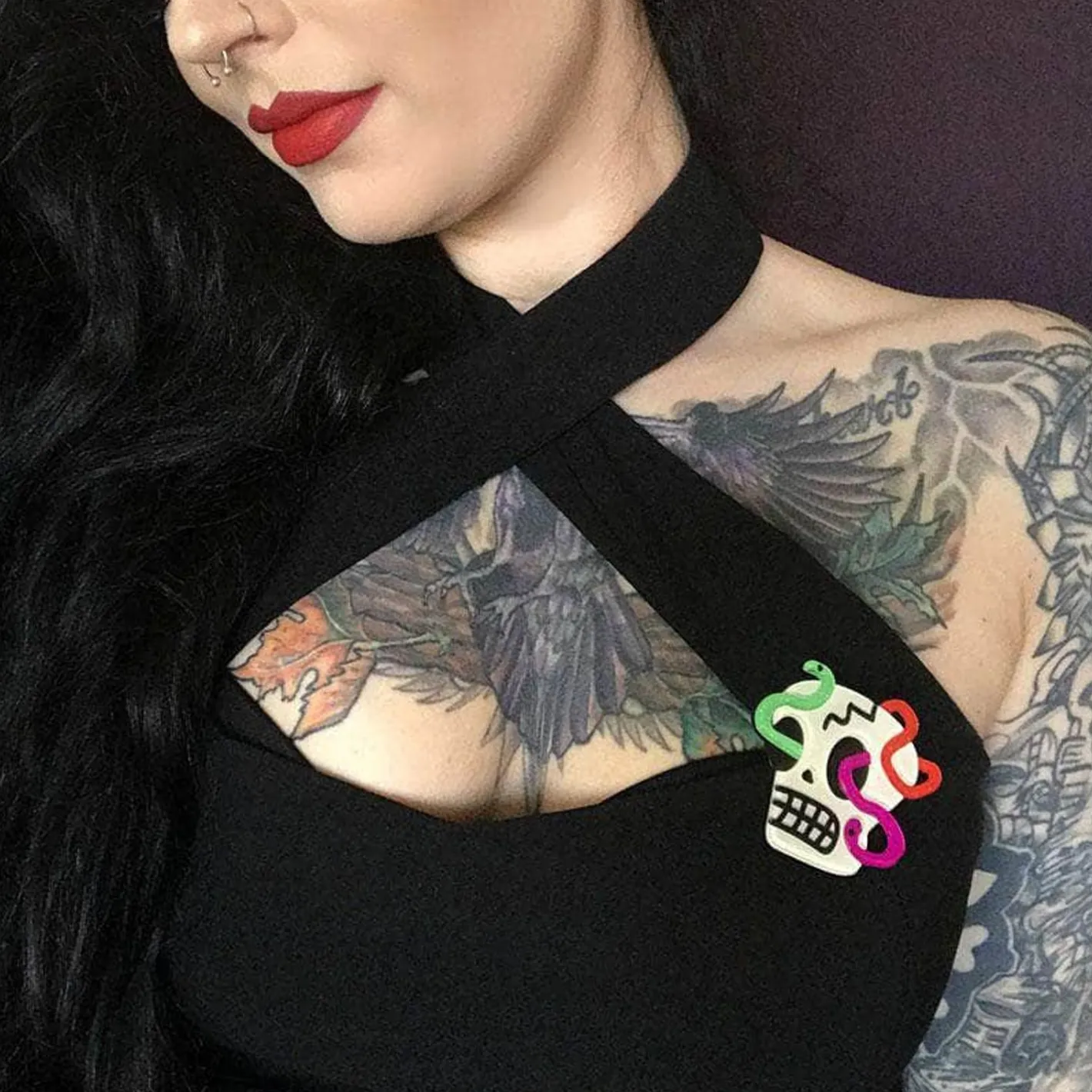Erstwilder Creepy Cranium Brooch^ Brooches